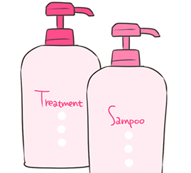 シャンプーの注意点